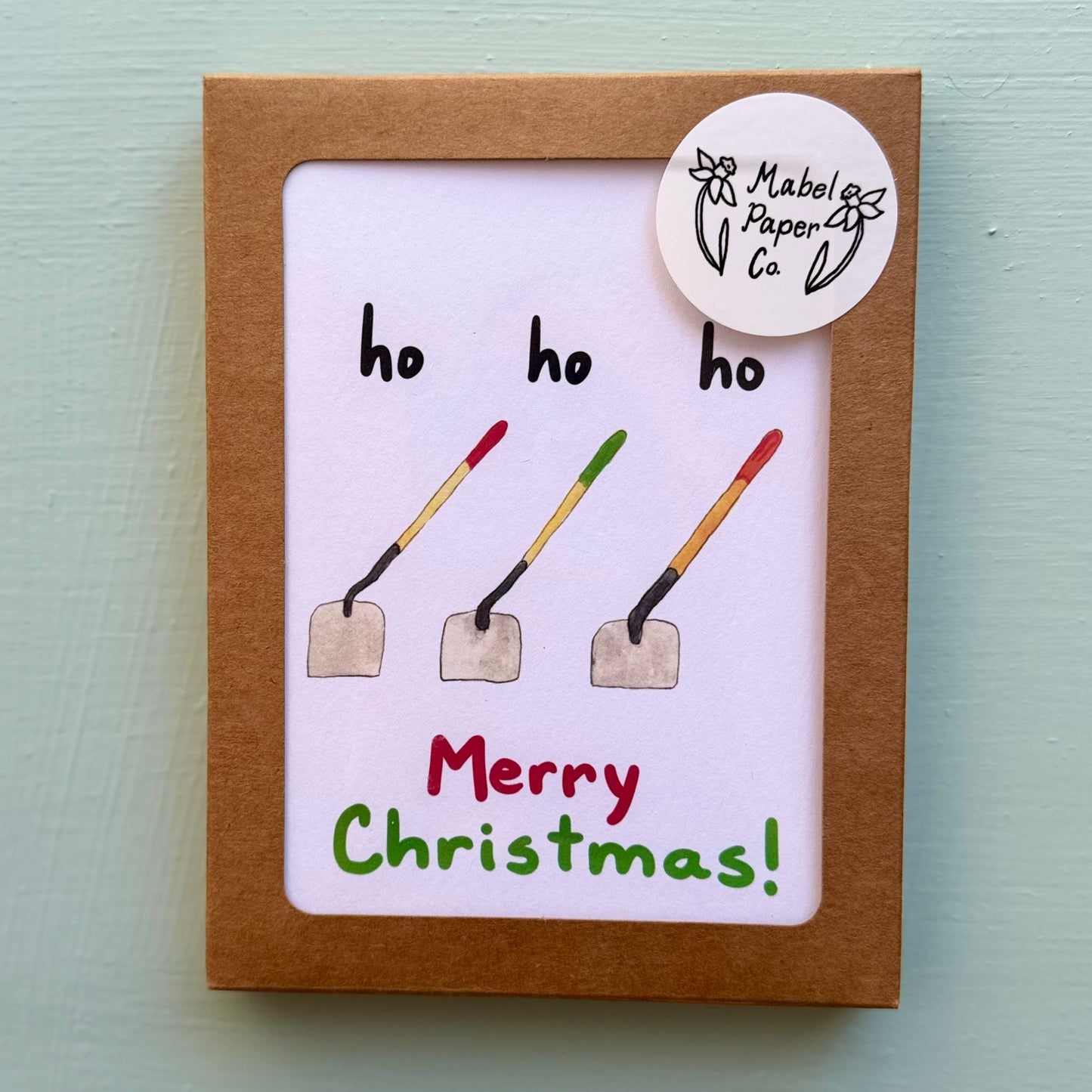Ho ho ho/ hoe hoe hoe Card
