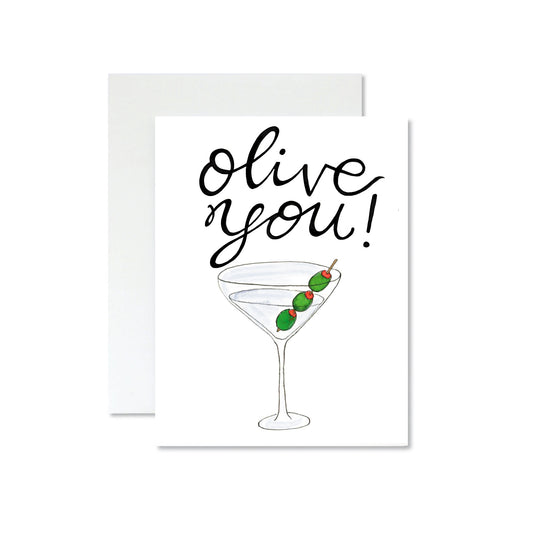 Olive You! Card