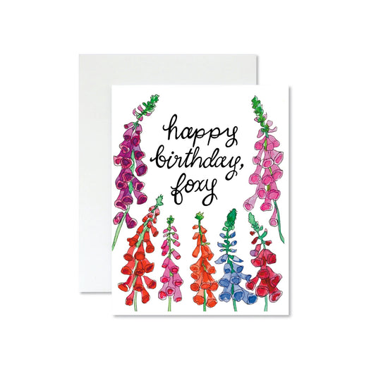 Happy Birthday, Foxy Card