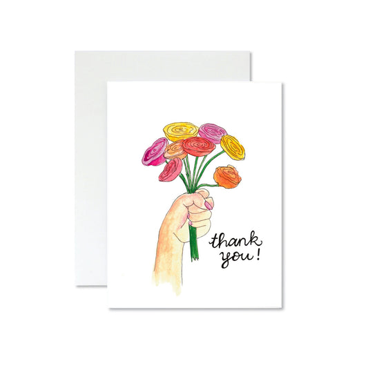 Thank You Flowers Card