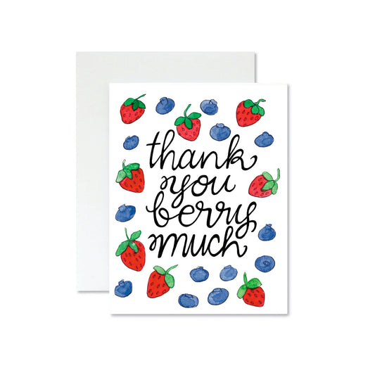 Thank You Berry Much Card