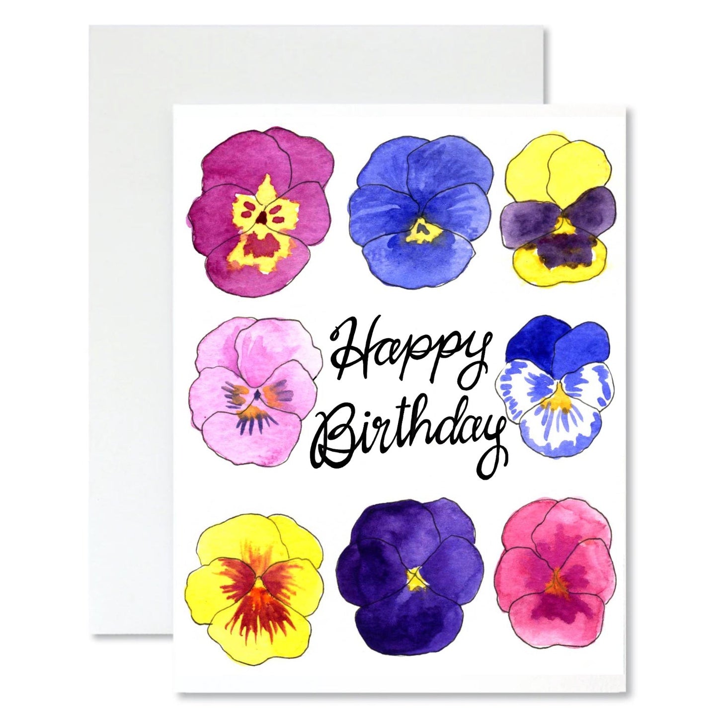 Happy Birthday Pansies